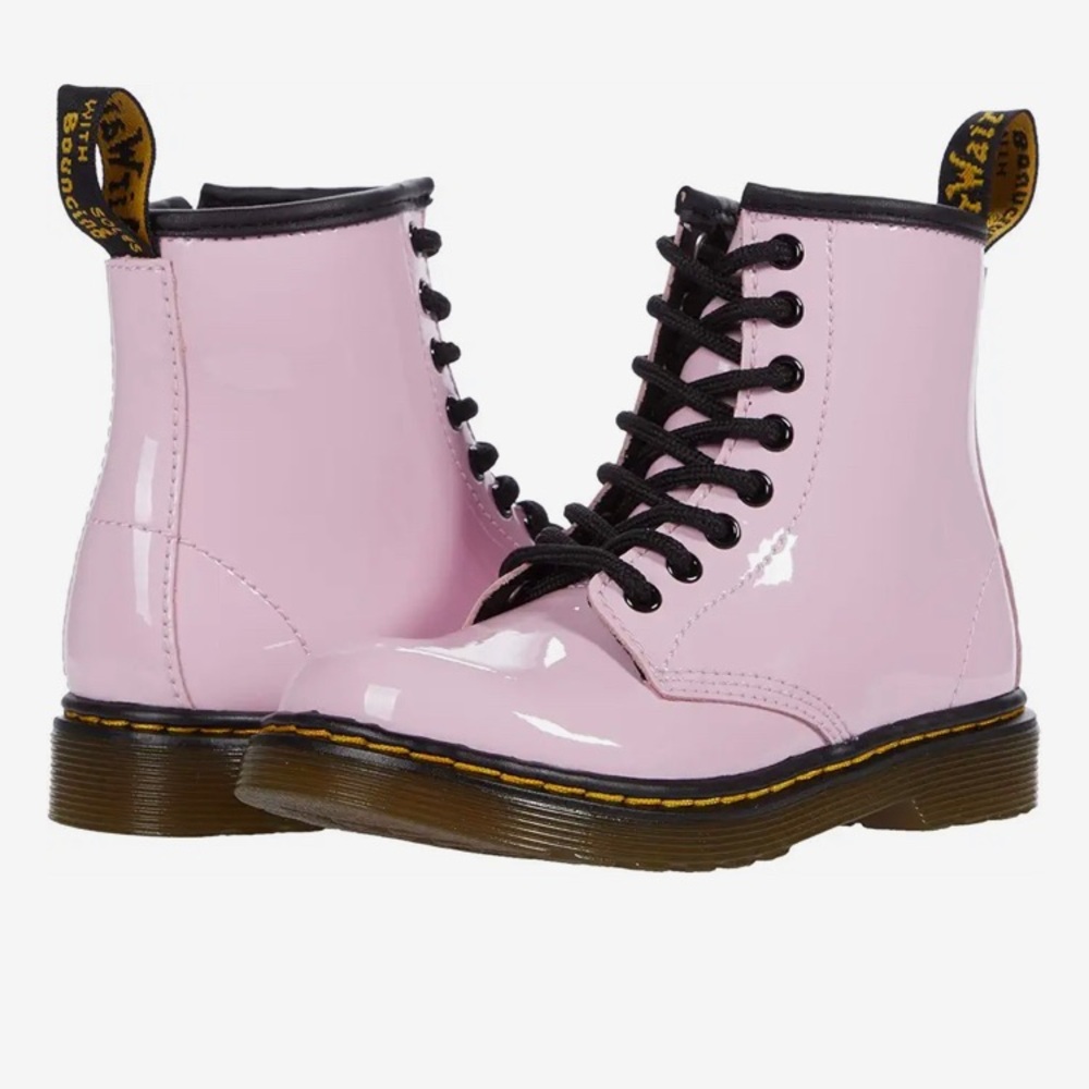 Pink Dr. Martens, child size 2
